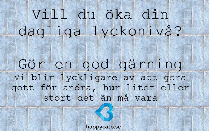 god gärning