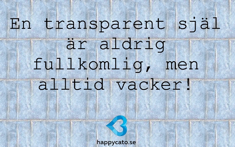 transparent själv